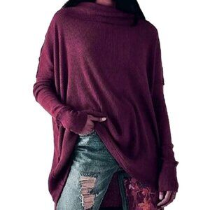 Free People Juicy Long Sleeve Cowl Neck Neck Top in Date Night - XS
